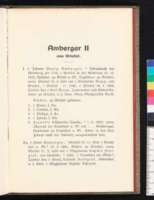 Amberger II aus Griedel.