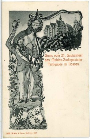 Nossen. 21. Gauturnfest d. Muld.-Zschopaut. Turngaus