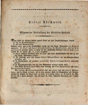 Jahresbericht von dem Königlichen Gymnasium zu Kempten im Ober-Donaukreise : bekannt gemacht bei der öffentlichen Preise-Vertheilung. 1816/17