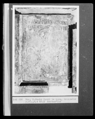Porta Sacra: Tod des Markus (rechter Flügel, Reihe 4, Tafel 2)