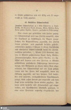 43. Gefüllter Schweinskopf