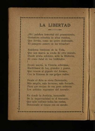 La libertad