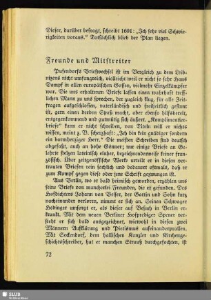 Freunde und Mitstreiter