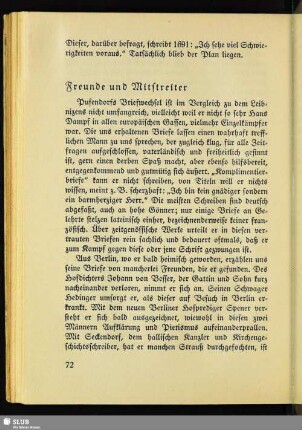 Freunde und Mitstreiter