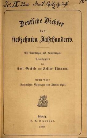 Ausgewählte Dichtungen