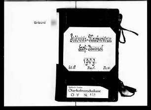 In Pillnitz geführte Hoftagebücher, 1909