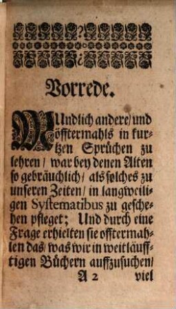 Kurtze Abhandlung vom Verstande des Menschen vor und nach dem Falle