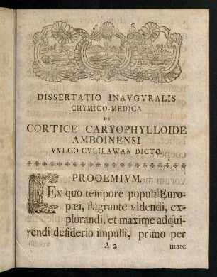 III-VI, Prooemium