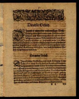 3-12, Die erste Ursach