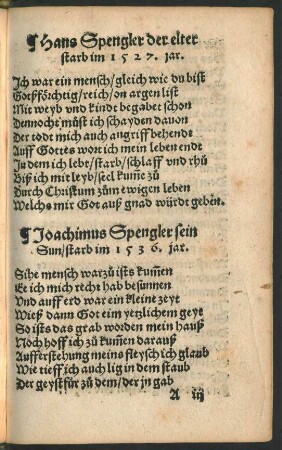 Joachimus Spengler sein Sun ...