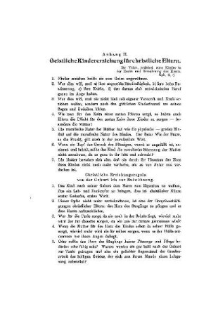 Geistliche Kindererziehung für christliche Eltern