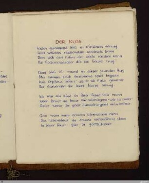 Der Kuss : [SW XV: h1]; [SW XV, S. 13/129]