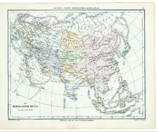19. Die Mongolischen Reiche um das Jahr 1300