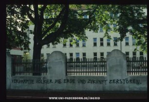 VERDAMMTE VÖLKER DIE ERDE UND ZUKUNFT ZERSTÖREN