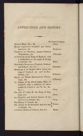 14-24, Antiquities and History - Miscellaneous