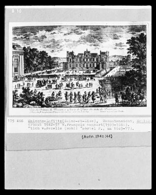 Gesamtansicht des Schlosses von Maisons-Lafitte