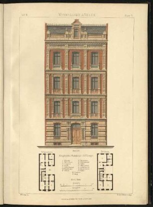 Blatt 12: Eingebautes Wohnhaus