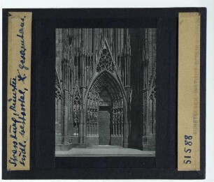 Straßburg, Münster : Südliches Westportal