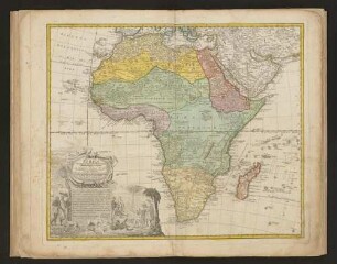 Africa : Secundum legitimas Projectionis Stereographica regulas et juxta recentissimas relationes et observationes in subsidium vocatis quoque veterum Leonis Africani Nubiensis Geographi et aliorum monumentis et eliminatis fabulosis aliorum designationibus