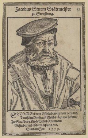 Bildnis des Jacobus Sturm