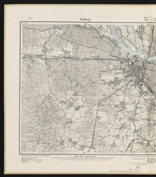 Messtischblatt [2525] = 1121 : Harburg, 1914 : Messtischblatt [2525] = 1121 : Harburg. - Aufn. 1878, hrsg. 1880/81, Auflagedr. 1914. - [Berlin] : Reichsamt für Landesaufnahme, 1914. - 1 Kt. : einfarb. - Ohne Gitternetz. - Ohne Planzeiger. - Ohne Zeichenerklärung.
