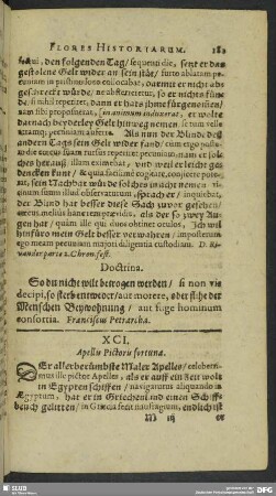 XCI. Apellis Pictoris fortuna