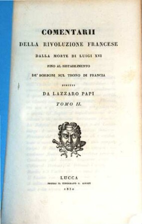 Commentarii della Revoluzione Francese dalla congregazione degli Stati Generali fino alla morte di Luigi XVI. 2,2