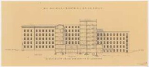 Reichsluftfahrtministerium, Berlin: Ansicht/Schnitt Hauptbau 1:100