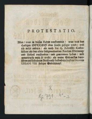 1v, Protestatio