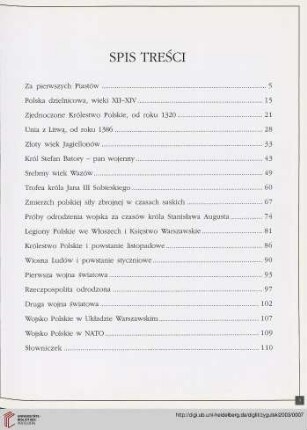 Spis treści