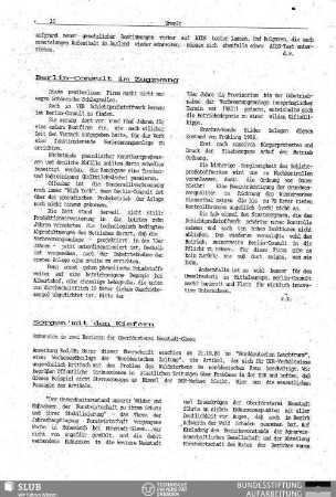 Berlin-Consult im Zugzwang
