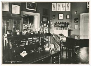 Fotografie des Max-Reger Archivs in Weimar