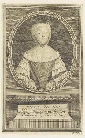 Bildnis der Louisa Amalia zu Brandenburg