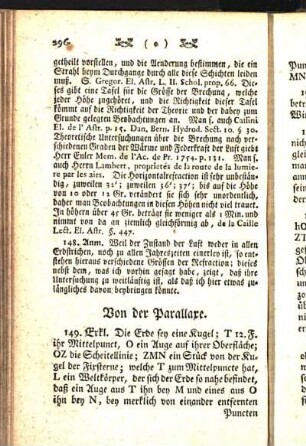 Von der Parallaxe