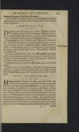Proci diversarum mulierum.