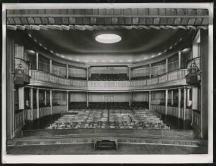 Hoftheater, Arnstadt: Ansicht Zuschauerraum