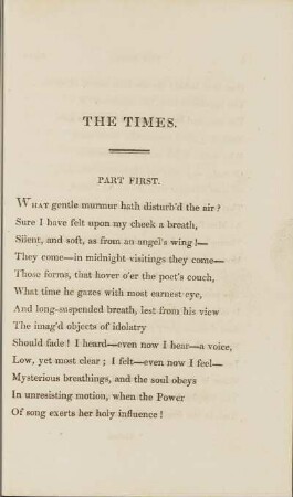 The Times. Part I
