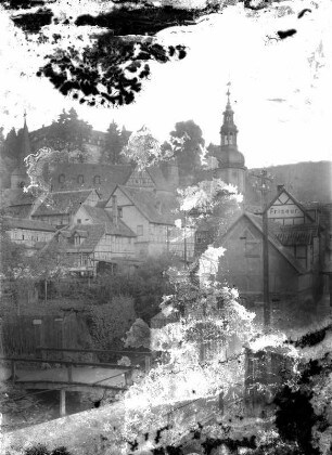 Schloss Wernigerode : Wernigerode. Stadtansicht mit Schloss Wernigerode