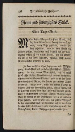 Neun und siebenzigstes Stück