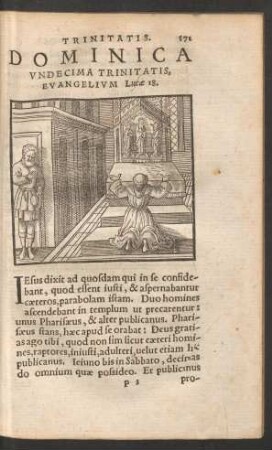 Dominica Undecima Trinitatis ...