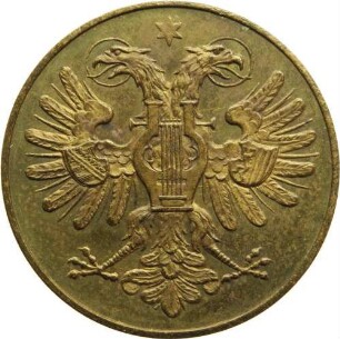 Dresden - Wertmarke zu 1 1/2 Neugroschen auf das 1. Deutsche Sängerbundesfest