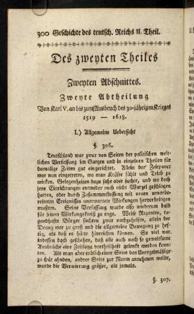 300-341, Zweite Abtheilung