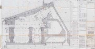 Hansjakob, Gottfried; München - Riem; Neue Messe München, Messestadt Riem - ICM, Pflanzplan (Grundriss)