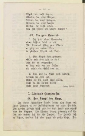 7. Allerhand Hausgenossen