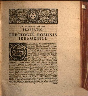 Dissertatio Academica De Theologia Experimentali