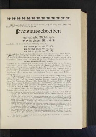 Preisausschreiben