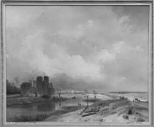 Landschaft mit Ruine