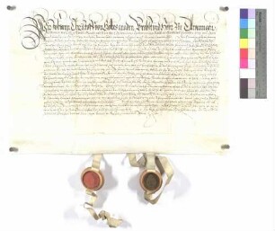 Propst Johann Christoph von Ellwangen verkauft mit Konsens des Kapitels an den Chorherrn und Scholastiker Johann Christoph von Freyberg vom Eisenberg (Eysemberg) 50 Gulden ewiger Gült um 1.000 Gulden.