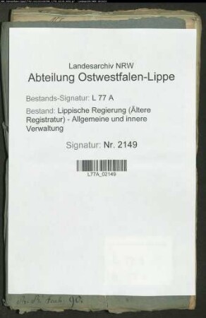 Abhaltung der Gogerichte, Bd. 16