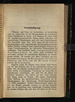Verständigung